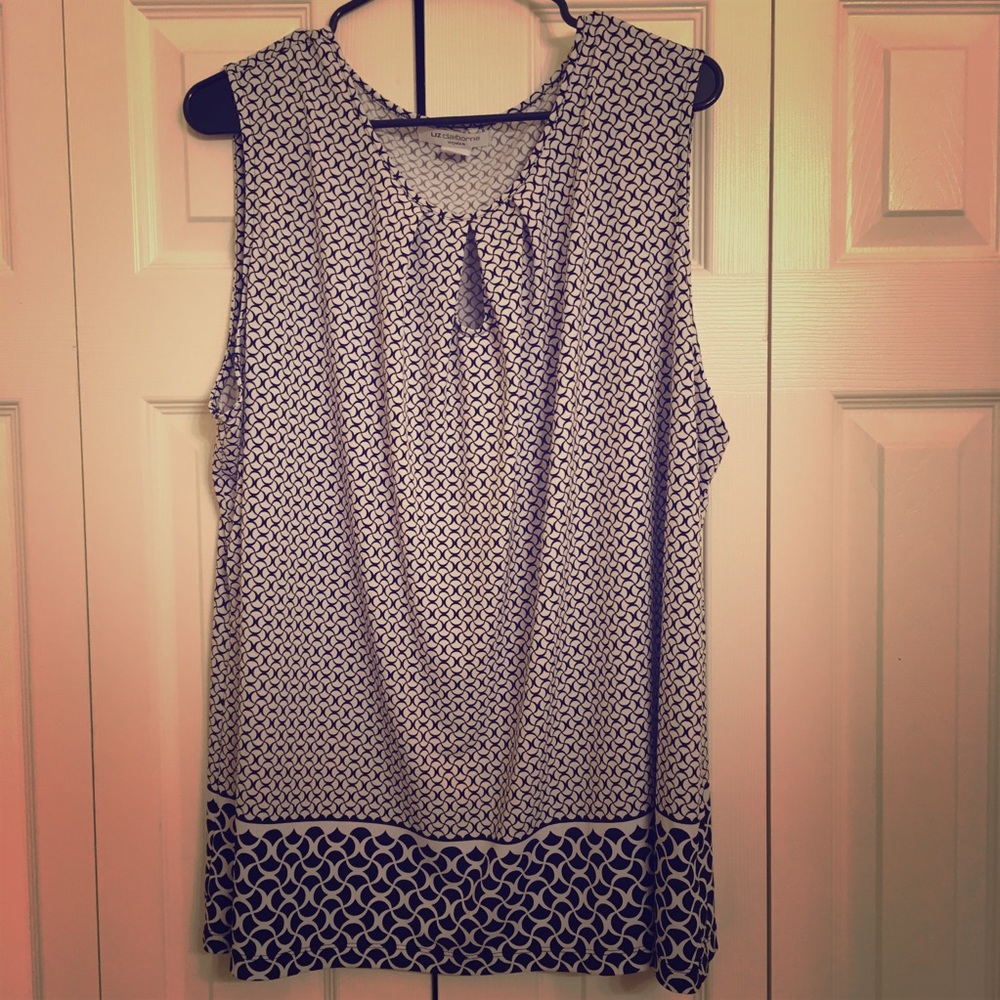 Liz Claiborne Key-Hold Sleeveless Top